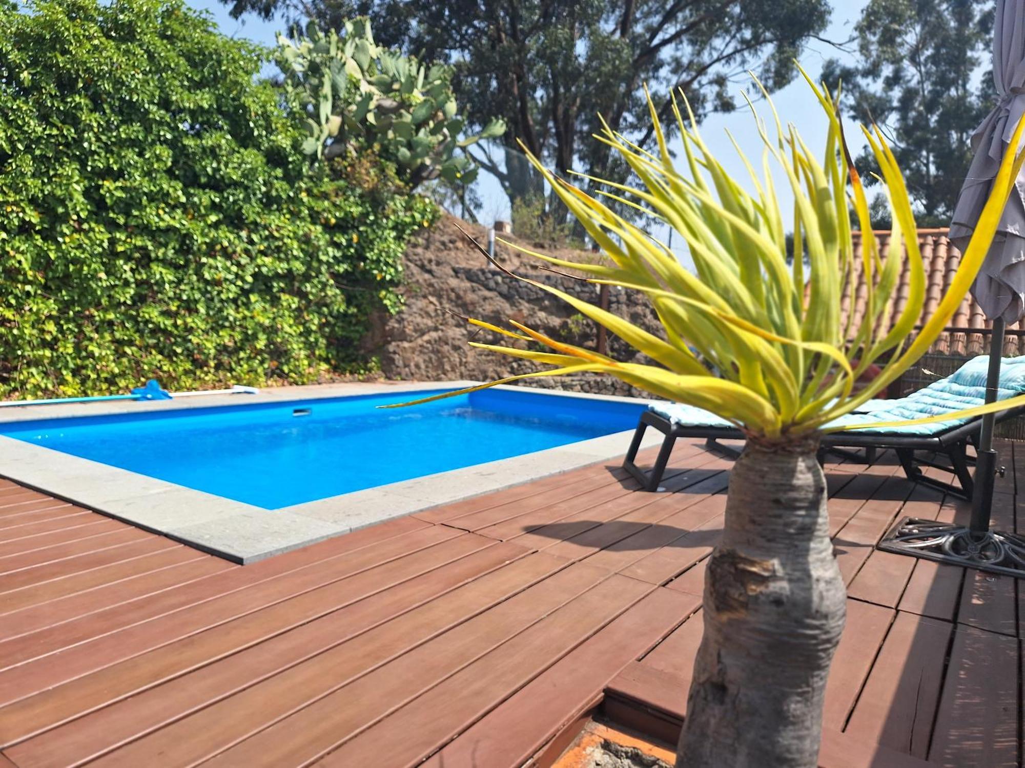 Casa Rural Con Piscina Privada El Roble Moya  Exterior foto